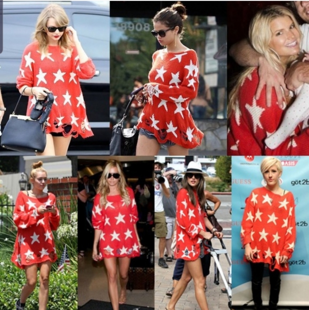 Wildfox Seeing Stars Sweater Revolve Celebrity